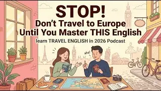STOP! Don't Travel to Europe Until You Master THIS English | learn TRAVEL ENGLISH in 2026 Podcast