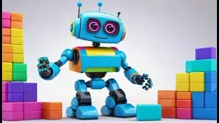 Benny Bot Builds a House | Fun Building Song for Kids | Educational Construction Rhyme for Toddlers