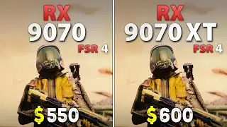 RX 9070 vs RX 9070 XT -  FSR 4 | Test in 11 Games, 1440p