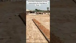 Current state of Unsukka bus terminal construction. #Enugu
