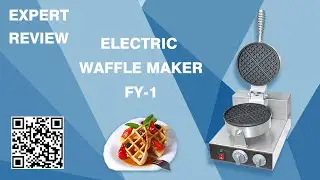 Round Shape Waffle Maker Commercial Kitchen Equipment