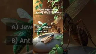 Which insect creates 