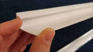 Пластиковая потолочная облицовка – двухсекционный карниз