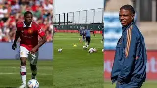 Tyrell Malacia With This Cheeky Skill During Manchester United Training Today