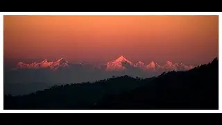 Nainital #shortvideo Himalaya | panchachuli peaks || bageecha home stay sasbani mukteshwar