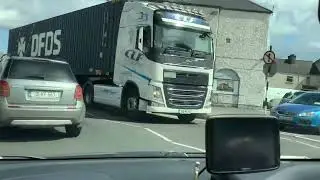 V  -  367   DRIVING  IN  ROSSLARE  PIER  # travel by ferry #  more  exciting a lot to see# short