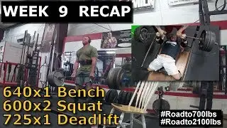 James Strickland - Full Power Training (Road to 2100 lbs - Week 9 Recap)