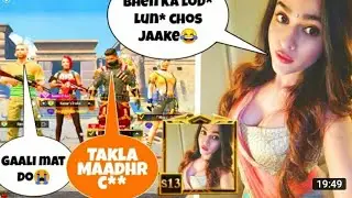 Random hot & GHMANDI girl call me noob 1v3 tdm challenge full boom naam (part3) |TDM GOD @NAM_JHAKAS