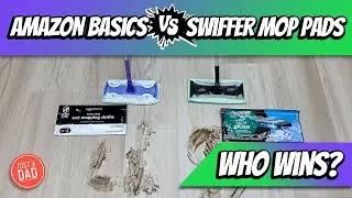 Amazon Basics Wet Mopping Cloths vs Swiffer Wet Mopping Cloths Comparison