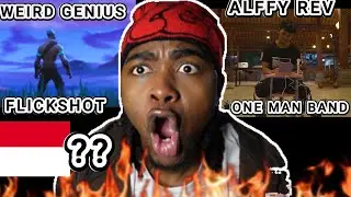 🇮🇩WEIRD GENIUS & Alffy Rev - FLICKSHOT/ ONE MAN BAND ft CHARITA UTAMI (REACTION!!)