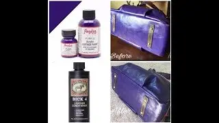 How to Re-Touch Fading Handbag Corners: Dooney & Bourke Toledo Leather