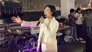 2020.01.10 第5節 (花心, 坐火車去拉薩, 愛像一首歌, 蔓莉), 香港旺角小龍女龍婷 @中環10號碼頭街演