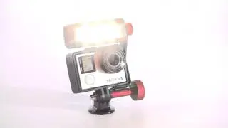 MLOFFROAD Manfrotto L&aacute;mpara Led Para C&aacute;maras GoPro Dimeable 3 Pasos - Todofotografia