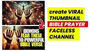 Create Viral Bible Prayer Thumbnails - Boost your views