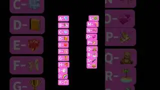 Sorry there&rsquo;s no u,v,w,x,y &z. This was the limit #spell your name