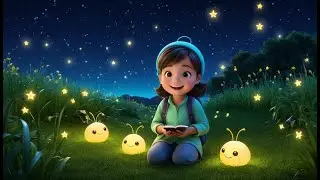 Tiny Glow Worms Light the Skies! | Magical Bedtime Song for Kids | Glow in the Dark Adventure