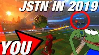 HOW IT FEELS TO PLAY JSTN IN 2019 ?! ROCKET LEAGUE REVERSE POV MONTAGE
