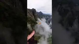 jumping from mountain  #viralshort  #skydiving  #skyjump  #mountaining  #parashoot