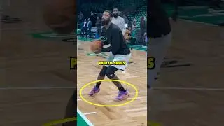Kyrie has 2 different signature shoes!? 🤨 @overtimemikey #sneakers #kyrieirving #nba #basketball