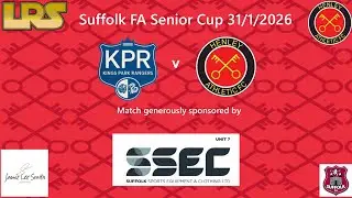 31/1/26 Suffolk FA Senior Cup Quarter Final. Kings Park Rangers FC v Henley Athletic FC