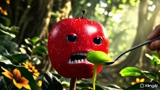 Feeding my pet😍 #asmr #ai #funny #apple #kids #kidvideosforkids 