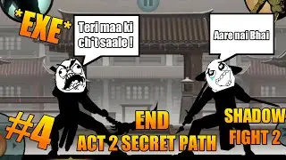I take a small class of hermit 😁 | shadow fight 2 | act 2 EXE | part 4