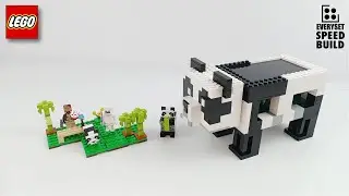 LEGO Minecraft 🐼 The Panda Haven - 21245 Speed Build