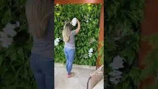 Jardim vertical na &aacute;rea gourmet🍃