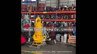 Hydroman&reg; 4inch submersible slurry mud pump for mining dewatering