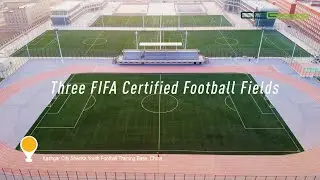 Three FIFA Quality Pro Football Fields at Kashgar City Youth Football Training Base