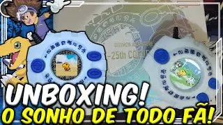 ESSE &Eacute; O MELHOR UNBOXING DE TODOS! Digimon Adventure Digivice 25th COLOR EVOLUTION!
