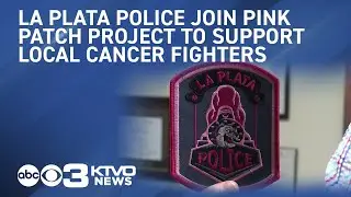 La Plata police join Pink Patch Project to support local cancer fighters