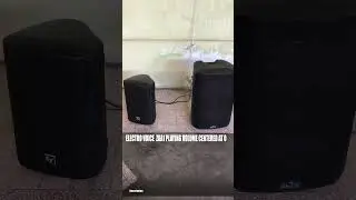 Electro Voice ZAX1 Vs ALTO TX312 Sound  Comparation