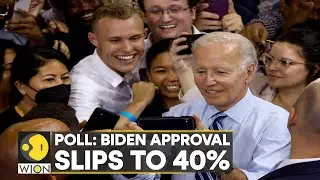 Poll: US President Joe Biden's approval rating drops down to 40% | Latest English News | WION