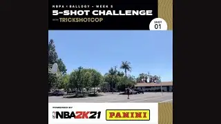 NBPA x Ballogy 5-Shot Challenge | Trick Shot Cop Shot 1