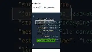 Я нашел идеальный API для преобразования файлов.