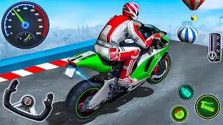 Mega Ramp GT Bike Stunt Racing Simulator - Extreme Motocross Dirt Bike Sunt - Android Gameplay #2