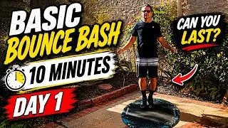Basic Bounce: Day 1 of 30 day workout. 10 minute workout- Quarter pound ropes. 