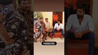 NSUI president of adilabad mr. shanthan rao has arrested in this protest