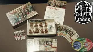Unboxing Warlords of the Rising Sun - Expans&atilde;o do Zombicide White Death, Black Plague e Green Horde