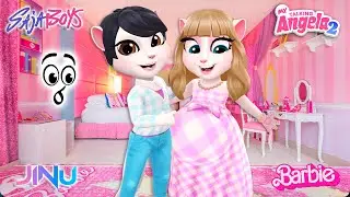 💖✨ My Talking Angela 2 | Barbie with Jinu New Update 😘💋 | Cosplay Makeover ✨