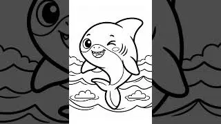 Best Sharks Coloring Pages for Kids | Free PDF