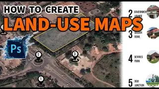How To Create Land-Use Maps Using Photoshop/ Presentation Using Photoshop