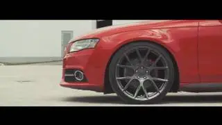 Audi A4 on All-New Vossen VFS-6 Wheels &mdash; Flow Forming Technology
