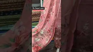 Bin Saeed Lawn 2025 Rs 3350 whatsapp 03325689395 #binsaeedlawncollection #ladiesdressdesigns