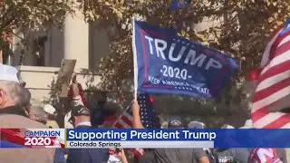 President Trump Supporters Contest Election Projections In Colorado Springs