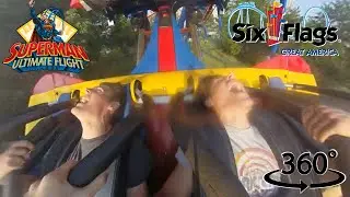 360&deg; POV | Superman Ultimate Flight (Six Flags Great America)