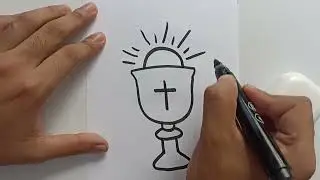 How to draw the chalice of Jesus