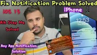 Fix Whatsapp & Other  Application Notification not working Solution iPhone (Home Screen Popup Enable