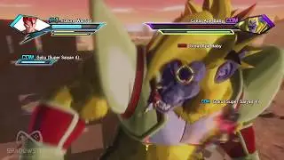 Great Ape Baby vs SSJ4 Goku,Pan,Trunks (GT DLC PACK 1) Dragon Ball Xenoverse